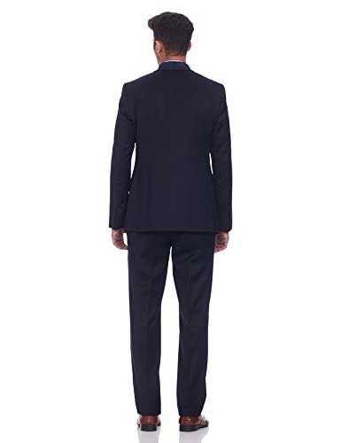 Image of Raymond Wool Men's Full Sleeve Contemporary FIT Medium Grey Formal Suit