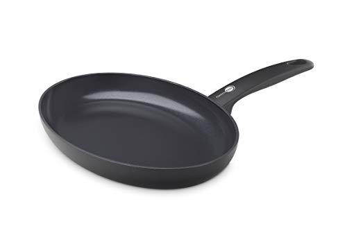GreenPan Cambridge Black Sartén Antiadherente de Aluminio con Revestimiento de Cerámica, Apta...