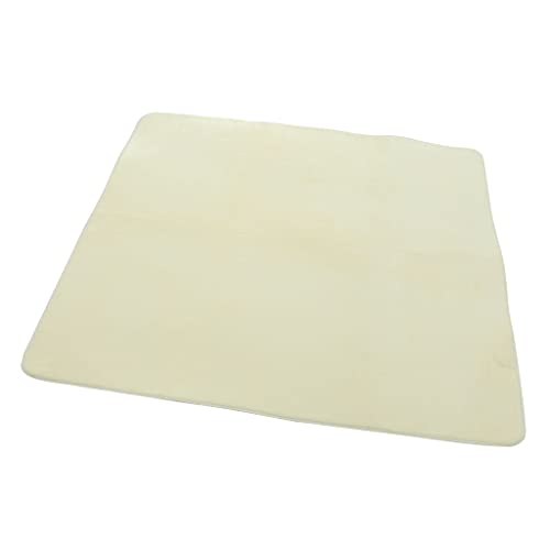 Image of 1.2M Soft Coral Fleece Kids Baby Indoor Playhouse Tent Carpet Rug Pad Bedroom Cushion Floor Activity Toy -Square Beige