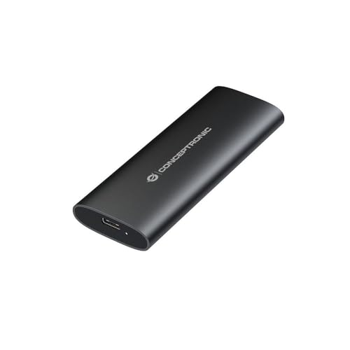 CONCEPTRONIC DANTE04B Cajilla SSD M.2 SATA/NVMe USB-C 3.2 miniatura 1