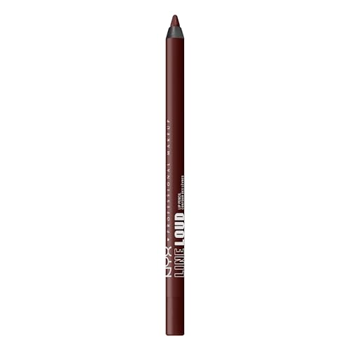 NYX Professional Makeup Line Loud Lip Pencil Waterproof Infused with Jojoba Oil Smooth Comfy Lips Soft Matte Finish Vegan Formula Make A Statement
