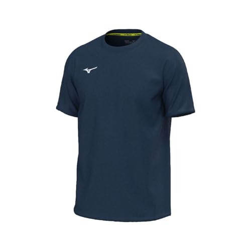 Maillot d'entraînement Mizuno sport homme t-shirt de fitness noir stretch