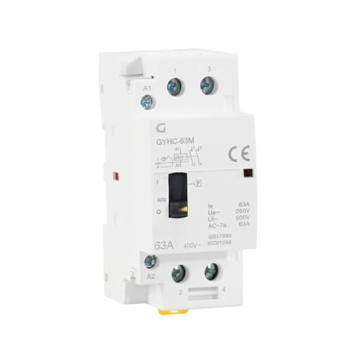 Contacteur 2P 40A 2NC 230V inverseur manuel pour circuit domestique