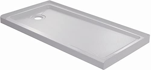 Proflo Pfsba6030Lwh Proflo Pfsba6030L Hammond 60" X 30" Rectangular Shower Base With Single Threshold And Left Drain #TOP17