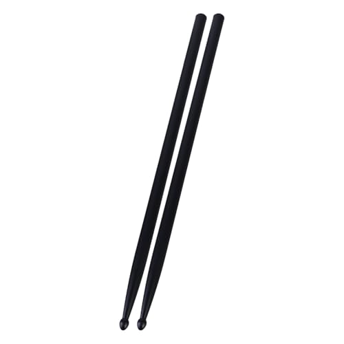 1 par de baquetas 5A de fibra de carbono para batería, antideslizantes, para adultos, niños y principiantes miniatura 1