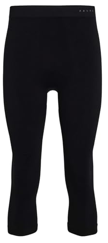 FALKE herr Baslager Underdel Maximum Warm 3/4 M Ti funktionellt garn snabbtorkande 1 del, Svart Black 3000 Trend, XL