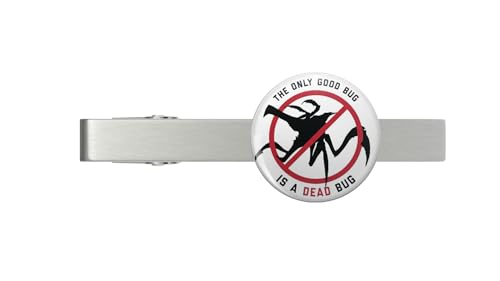 Starship Troopers The Only Good Bug is a Dead Bug Silver Tie Clip Tie Bar Veteran Gift