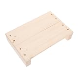 Sosoport Sgabello Poggiapiedi in Legno Supporto Ergonomico per Ufficio e Casa Pedana Multi...