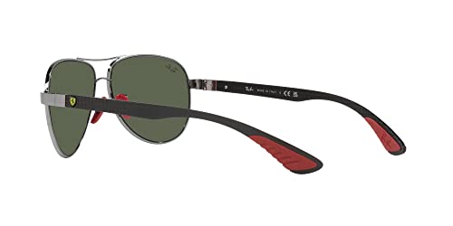 Image of Ray-Ban womens Rb8331m Scuderia Ferrari Collection Aviator Sunglasses