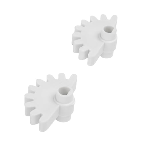 CHICIRIS 2 Piezas Mini Split AC Grille Gear Parte Reforzada, Fácil Instalación, Reduce el Ruido de Vibración para Mini Aires Acondicionados y Calentadores, Hecho de Material ABS (White)