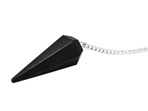 Image of Certified Black Tourmaline Pendulum Dowsing Tool