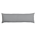 AmigoZone Bolster Pillow (King 5FT) - Hollowfiber Filled Body Support for Maternity, Side Sleeper With Free Case (Grey, 60")