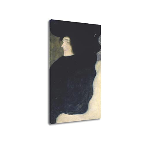 Peinture Klimt encadrée pour décoration murale de salon