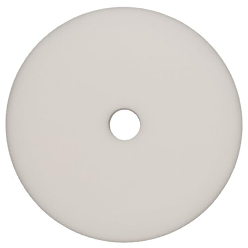 Image of RUPES 9.DA180S Pack of 12 White D-A Ultra-Fine Polishing Foam Pads 180mm | Ideal for Paint Correction | Extremely Fine Defect Removal | Compatible with 6 inch Backing Plate