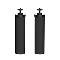 GVRGO Water Filter Replacement for Berkey, Black Activated Carbon Filters Purification Elements, Compatible with Berkey BB9-2, PF-2 Gravity Water Filter System 2 Pack