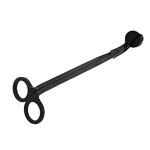 We Moment Zone Kerzenschere-Dochtschneider für Kerzen, Kerzendochtschneider, Dochtschere für Kerzen,Wick Trimmer(Schwarz) Cover
