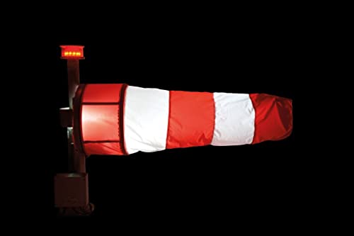 AKMA WindSocks, Wind Indicator Flag for Wind Direction, windsock flag for Airport & Industries- Wind sock Flag Only