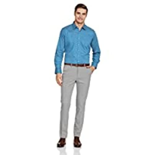 Image of Van Heusen Formal Printed Shirt for Men| Premium Cotton| Full Sleeves| Slim Fit |Breathable Fabric