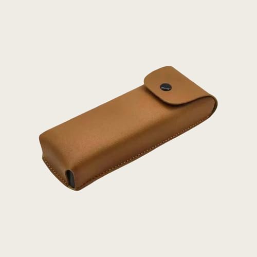 Image of Vintage PU leather Sunglasses Case Portable Protective Case for Glasses