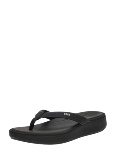Reef Cushion Cloud Womens Flip Flop, Super Soft Molded Footbed, Arch Support, Black, 11 - image 4