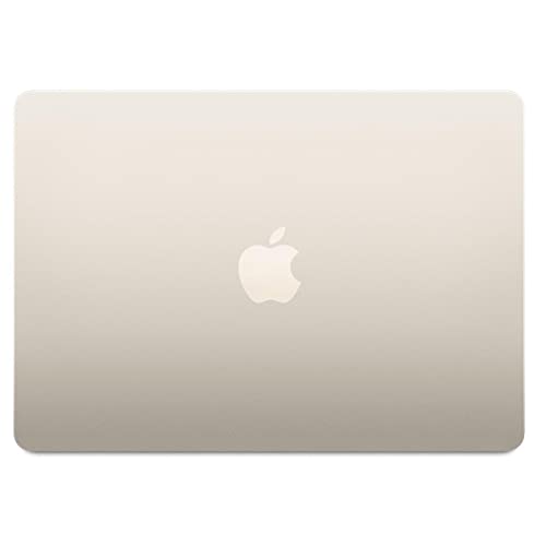 Image of Apple 2022 MacBook Air with Apple M2 Chip, 13-inch, 16GB RAM, 256GB SSD Storage - Starlight (Renewed)