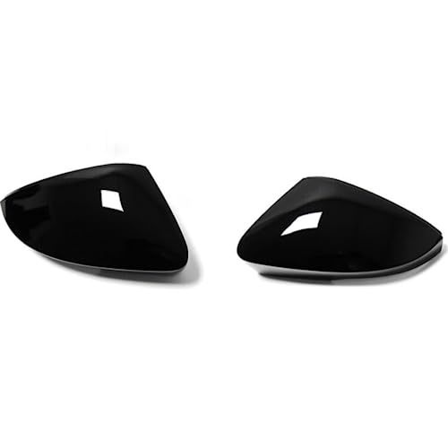 Couverture de rétroviseur noir brillant style sport pour VW T-ROC et Octavia