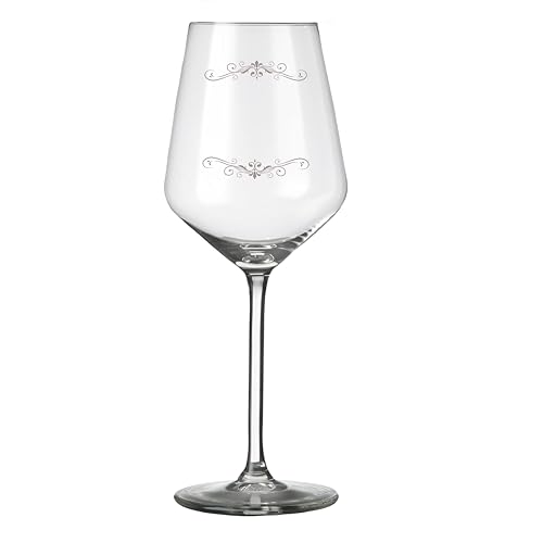 R.G.Service Calice da vino personalizzato da 530 ml con nome o frase incisa. Rendi unico il tuo regalo.