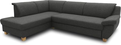 Canapé d'angle lit intégré Mod.140857343877027 Anthracite