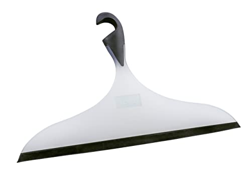 Wenko Limpiador para el baño Loano XXL, Negro/Blanco - pour la baignoire et la Douche, Plástico (TPR), 34 x 21 x 2.5 cm, Negro