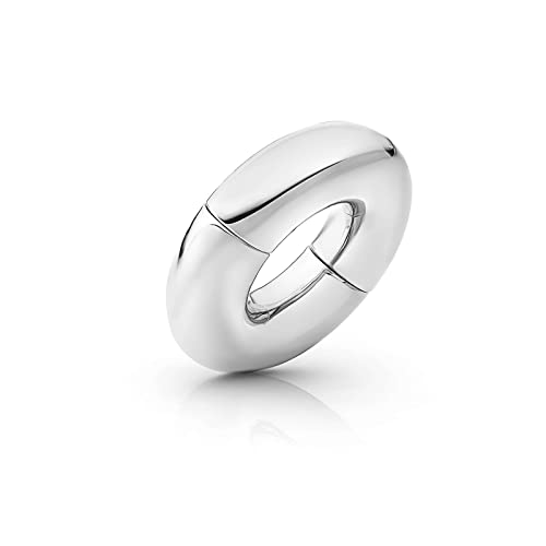Teilbarer Cockring Donat Ballstretcher Hodengewicht Herren Schwanz Cock-Ring Hodenstrecker Erotik-Spielzeug für-Männer Penisring Edelstahl (Metall)(Höhe: 20mm / Innen Ø: 45mm)