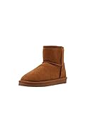 Knöchelhoher Schaft Esprit Boots aus Veloursleder mit Kunstfellfutter