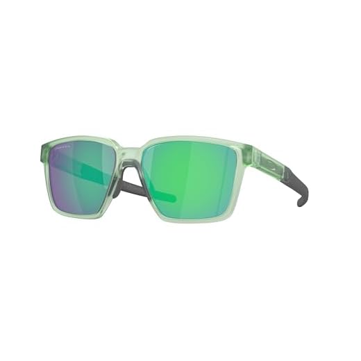 Oakley Pacote de óculos de sol OO9430: OO 9430 ACTUATOR SQ 943002 Matte Trans Jade/Prizm Jade Policarbonato Padrão e Pequena Coleira Azul Kit de acessórios