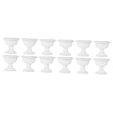 BESPORTBLE 3 Series Maceta Pequeña con Forma De Columna Soporte para Plantas Decoración De Plantas Macetas Macetas para Estofado Macetas Caseras para Suculentas Jardineras 4 Piezas x 3