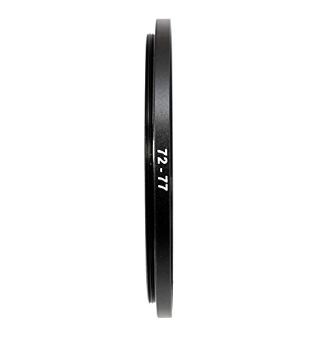 Set de 2 adaptadores anillo Step-Up 72mm a 77mm para lentes de cámara DSLR miniatura 3