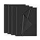 NEBURORA 120 Blatt schwarzes Seidenpapier 35 x 50 cm schwarzes Geschenkpapier lose schwarze Geschenkpapierbögen für Geschenktüten Verpackungen Blumenfüller Basteln Geburtstag Halloween Dekoration