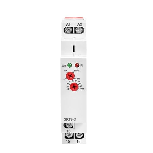 Relais temporisé universel GRT8-D retard hors tension AC DC 12V 240V