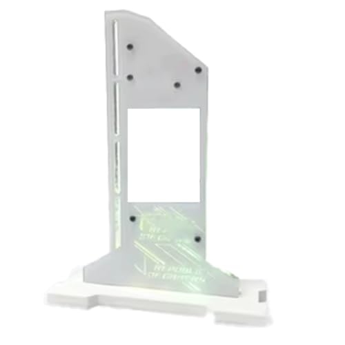 Support carte graphique VGA avec écran LCD RGB pour la surveillance PC en blanc