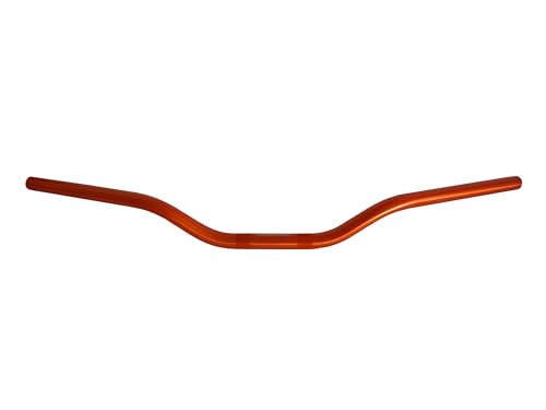 Manubrio Accossato Arancione per PIAGGIO VESPA GTV dal 2024 al 2025 (CC 310), Piega Bassa (70 mm), in alluminio, diametro costante 22 mm