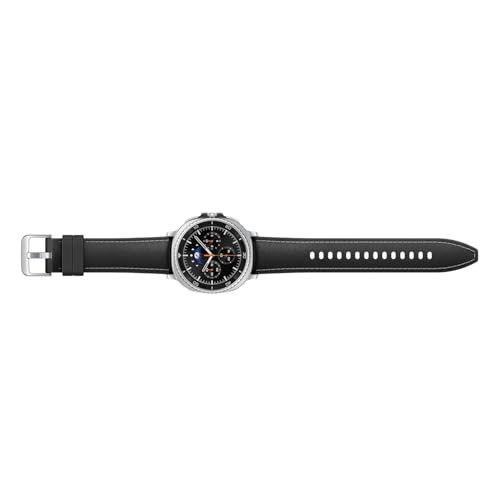 Image of Samsung Galaxy Watch8 Classic (46mm LTE, Black) with 3nm Processor | Dual GPS | Sapphire Glass & Stainless Steel | 5ATM & IP68 | BP, ECG, IHRN & Vascular Load Monitoring | Anti-oxidant Index