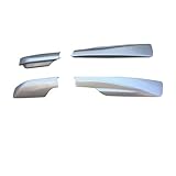 Popular Compatible with Roof Rack Rail End Cover Shell Cap Replacement Cover Shell ABS Black Silver Toyota RAV4 2013 2014 2015 2016 2017 201