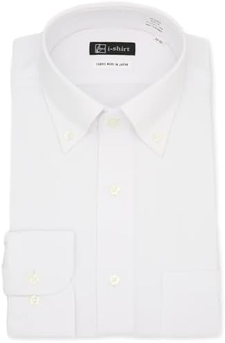 （08:00時点） 完全ノーアイロン ストレッチ 超速乾 レギュラーフィット 長袖 アイシャツ ワイシャツ メンズ