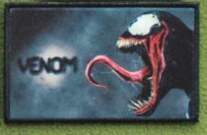 Venom Monster M-Arvel Movies Hero Military Patch Fabric Embroidered Badges Patch Tactical Stickers for Clothes with Hook & Loop