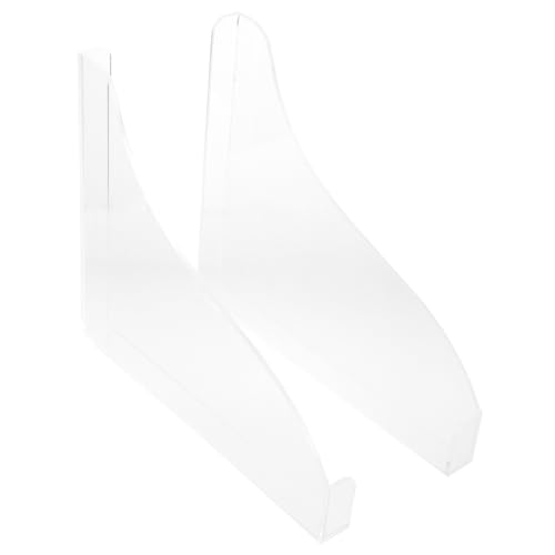 Unomor 2Pcs Transparent Bathtub Splash Guards Wear Resistant Water Barrier for Guest Bathroom Essentials Splashing to Keep Floors Dry and Clean