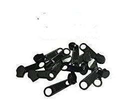 YKK(r) #3 Coil Non Lock Long Pull Sliders Black Made in USA - 25pcs a Pack- for Pouches, Handbags & Craft Projects