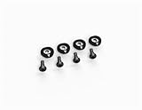 Ronix 2010-2018 M6 Baseless Wakeboard Boot Hardware (Set of 4), Black