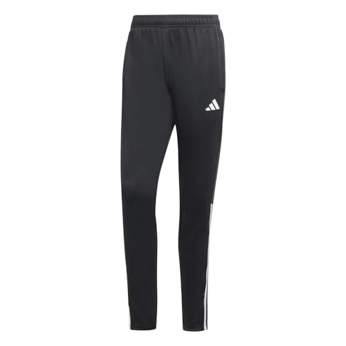 Adidas Mens Sereno Cut 3-Stripes Regular Slim Tapered Pants Black/White Large