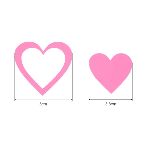 Stickers adhesivos corazones luminosos para decoración miniatura 2