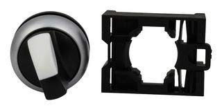 Knob Selector Switch, 1No, 2Position - M22-WRK/K10