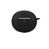 TINGYR Hülle Kompatibel mit Oppo Enco R3, Nahtloser Passformschutz, Stoßfest & Kratzfest, LED Sichtbar Kopfhörerabdeckung Kompatibel mit Oppo Enco R3.(Schwarz)