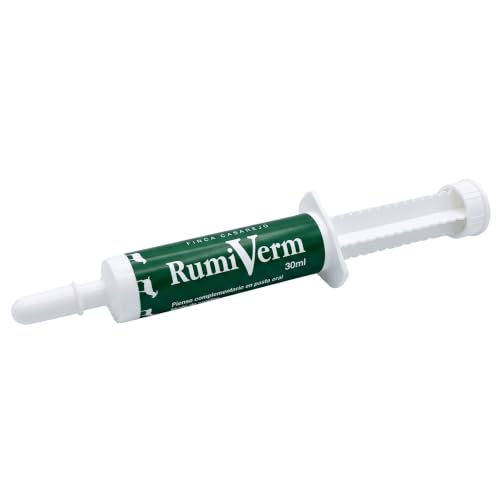 RumiVerm (30ml) -Complemento nutricional en Pasta para Cabras, ovejas y Otros rumiantes – Apoyo digestivo y Bienestar intestinal – Formato 30 ml, aplicación Oral